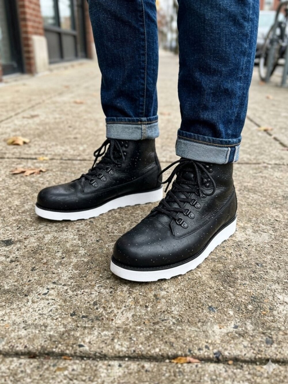 American Eagle Men's Leather Lace-Up Work Boots - NWOB